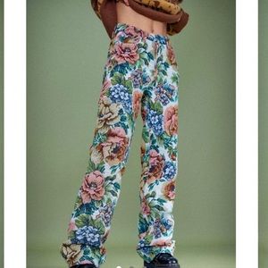 Jaded London Woven Vintage Floral Jeans!